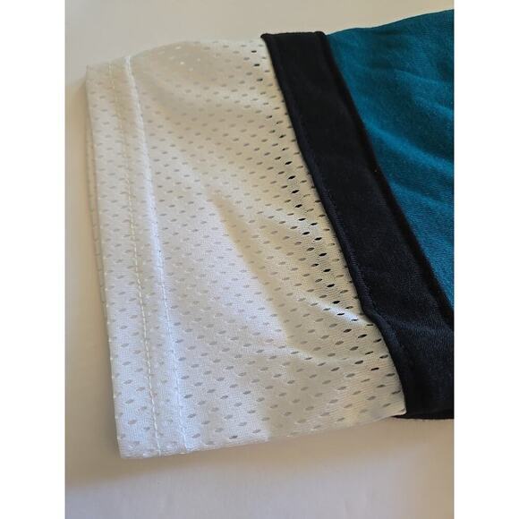 NHL San Jose Sharks Women T Shirt Short Sleeve Small 4/6 Teal Curved Hem - Picture 5 of 11